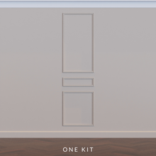 Load image into Gallery viewer, Three-Piece Self Adhesive Regal Wall Moulding Kit