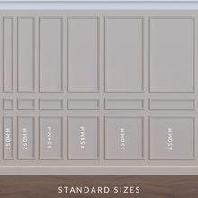 Load image into Gallery viewer, Three-Piece Self Adhesive Regal Wall Moulding Kit