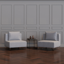 Load image into Gallery viewer, Three-Piece Self Adhesive Regal Wall Moulding Kit