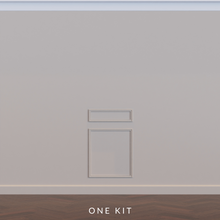 Load image into Gallery viewer, Two-Piece Self Adhesive Noble Wall Moulding Kit