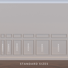 Load image into Gallery viewer, Two-Piece Self Adhesive Noble Wall Moulding Kit