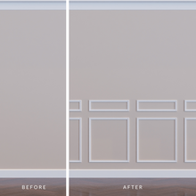 Load image into Gallery viewer, Two-Piece Self Adhesive Noble Wall Moulding Kit