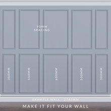 Load image into Gallery viewer, Two-Piece Self Adhesive Stately Wall Moulding Kit